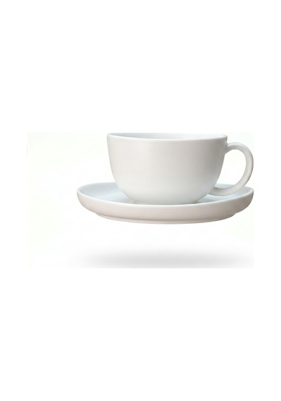 6 Kişilik Porselen Çay Fincanı Beyaz 220ml Diğer