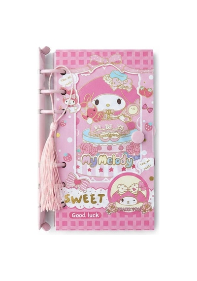 Sanrio Karakterli Mekanizmalı Organizer Defter Çok Renkli
