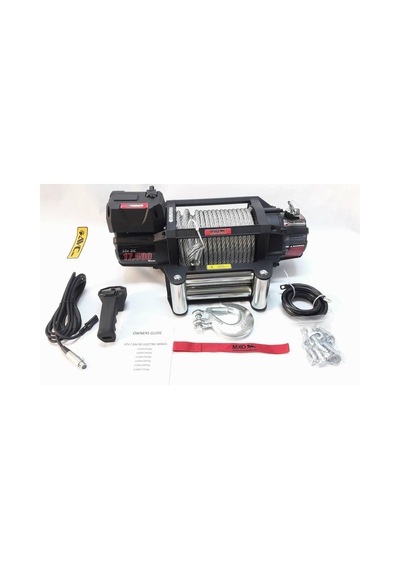 Mxo 17500lb Çelik Halatlı Vinç 12v 28mt Halat