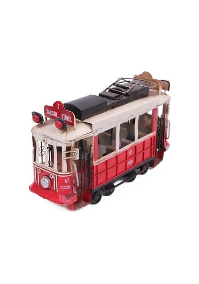 Dekoratif Metal Taksim Tramvay 1104cs-097