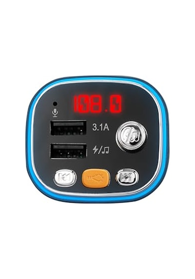 Tanımalı Yok Fm Radyo Transmitter 3.1a Hızlı Şarj Micro Sd Mp3 Çalar Çakmaklık