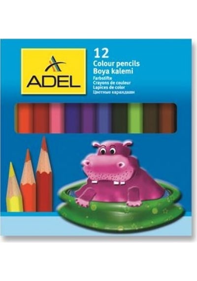 Adel 12 li Yarım Boy Kuru Boya