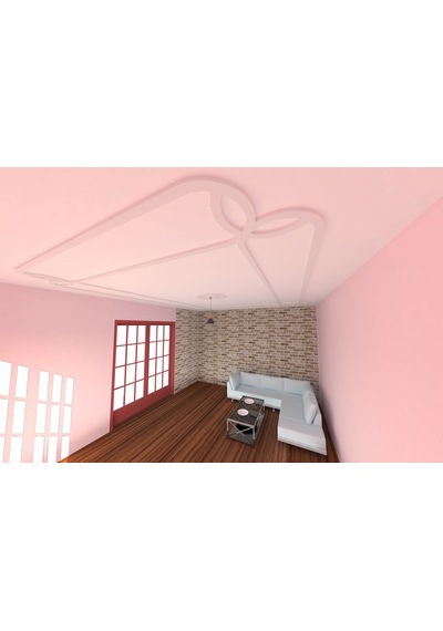Motifpiyer Dekoratif Tavan Çitası-46-köşeli-56-çap Orta Göbek