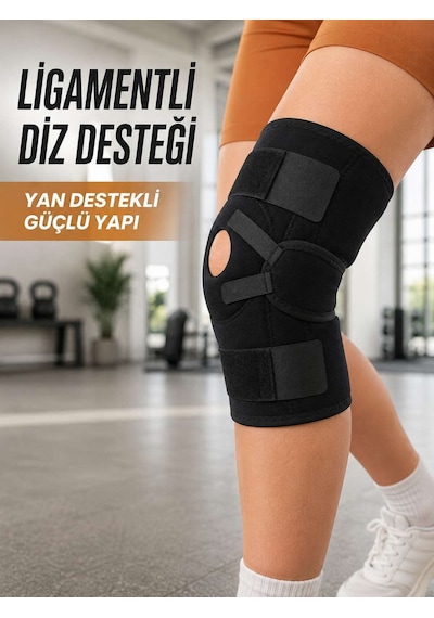 Ligamentli Sporcu Dizliği Patella Destekli Ayarlanabilir Bantlı Diz Koruyucu Diğer