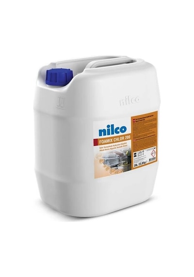 Nilco 32001812 Foamix Klor 200 Köpüklü Alkali Klorlu Sanitasyon Ürünü 20 L