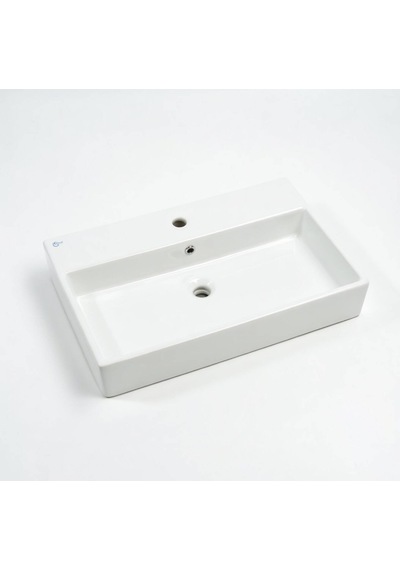 Ideal Standard - Tezgah Üstü Lavabo Batarya Delikli 70x42 Cm Beyaz - Z250801-
