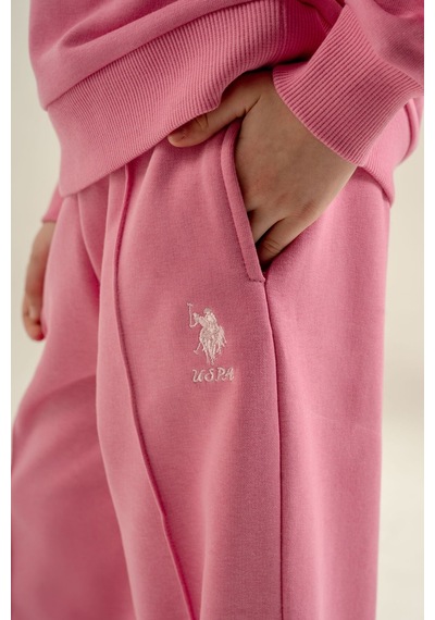 U.S. Polo Assn. Kız Çocuk Baskılı Mor Uzun Kol Eşofman Takımı Us2731-c-v3 Us2731-c-v3