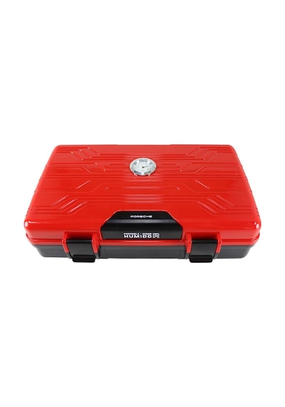 Jifeng Seyahat Tipi Puro Kutusu Humidor Kırmızı 10cigar