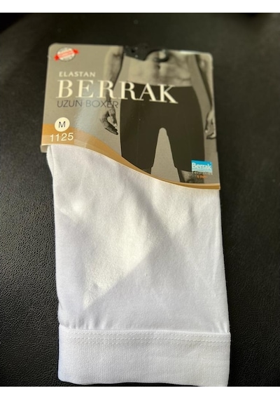 Berrak 1125 Erkek Pamuk Likralı Uzun Boxer