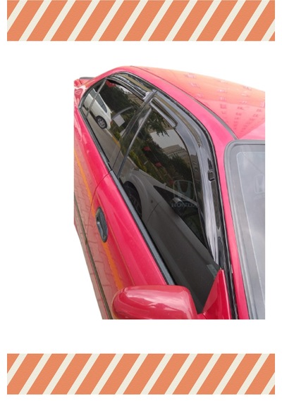 Honda Civic Sedan 1992-1995 Modellerine Özel 4'lü Mügen Tip Cam Rüzgarlığı