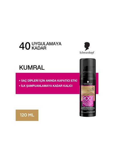 120 Ml Kumral Renkli Sprey Boya, Kök Renk Düzelticisi