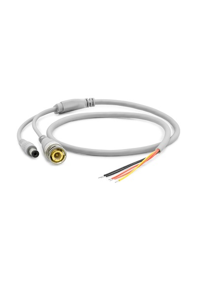 60cm Ölçülü Power Jak Kablo Dc + Bnc Beyaz