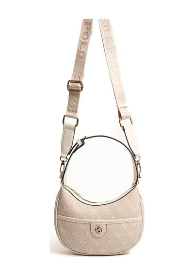 Silver Polo Sp1194 Kadın Omuz Çantası Monogram Taş-kemik