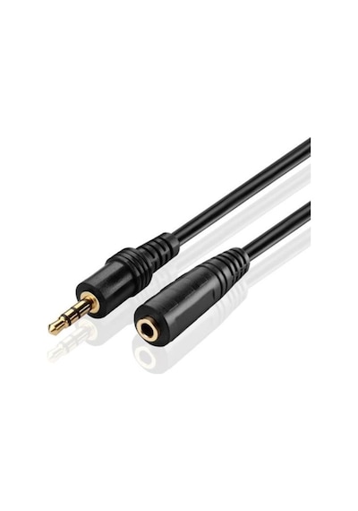 10 Metre 3.5Mm Aux Stereo Ses Kulaklık Uzatma Kablosu Erkek Dişi Ekleme