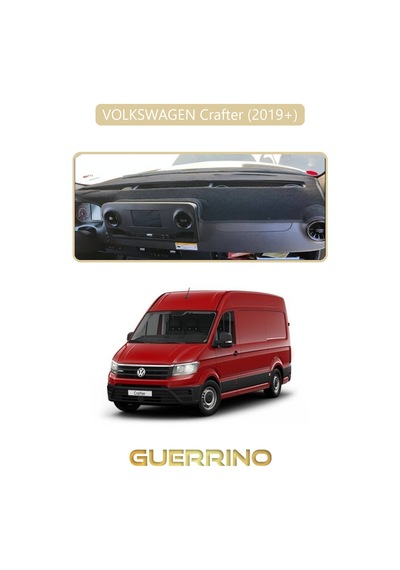 Volkswagen Crafter 2019+ Torpido Koruma Halısı Bej Kenar