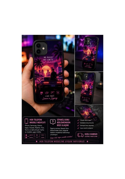 Retro Gün Batımı Araba Temalı Telefon Kılıfı Neon Şehir Tasarım Baskılı Silikon Kılıf Darbeye Dayanıklı Tüm Telefon Modellerine Uyumlu Mavi Retro Gün Batımı Araba Temalı Telefon Kılıfı Neon Şehir Tasarım Baskılı Silikon Kılıf Darbeye Dayanıklı Tüm Telefon Modellerine Uyumlu Mavi