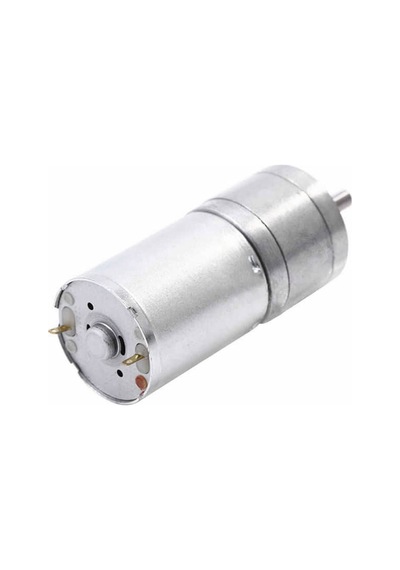 12v 620rpm Jga25-370 Redüktörlü Dc Motor Metal Dişli Yüksek Tork Kuvvet 25mm Robot Oyuncak