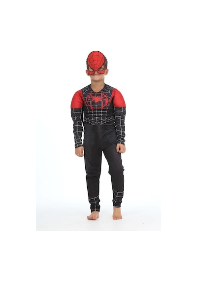 Lolliboomkids Yeni Sezon Sevilen Karakter Örümcek Adam / Spiderman Kaslı Kostüm