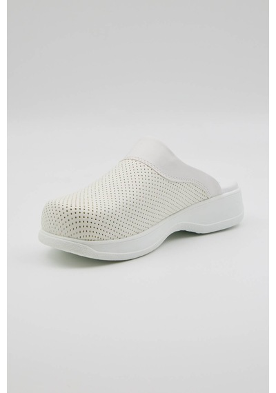 Terz-0051 Quicksteps Professional Kadın Anatomik Ve Comfort Sabo Terlik Beyaz