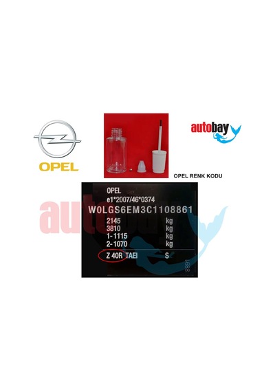 Fırçalı Rötuş Boyası  (Her Marka Araç Için ) Özel Üretim 30 ML