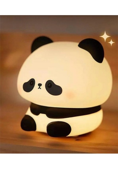 Panda Şekilli Renk Değiştirebilen Dokunmatik Gece Lambası Mz-n32 Çok Renkli