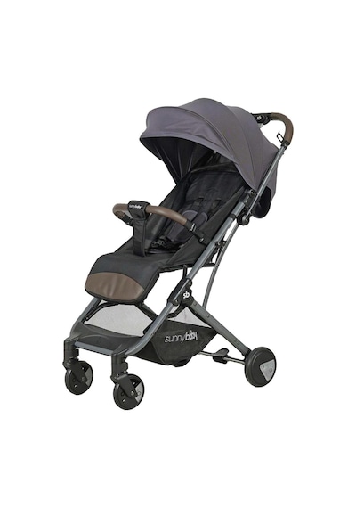 Prego Sunny Baby Kabin Boy Tek Elle Katlanabilir Hafif Bebek Arabası 9004 Gri