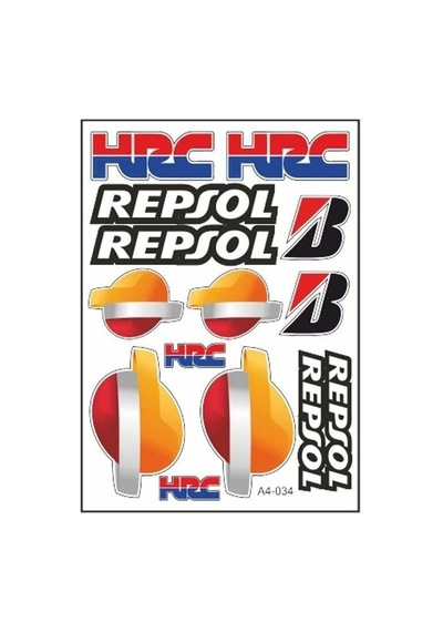 A4 Sticker 034 Tek Paket Çoklu Sticker Standart