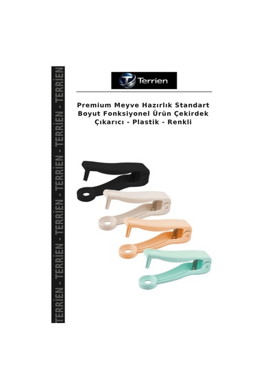 Premium Meyve Hazırlık Standart Boyut Fonksiyonel Ürün Çekirdek Çıkarıcı - Plastik - Renkli