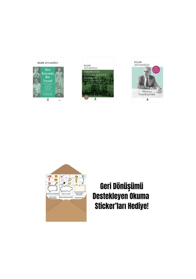 Her Kuyuda Bir Yusuf + Edebiyatın Çanakkale Yle İmtihanı Ciltli + Dünyayı Güzelleştirmek + Okuma Sticker'ları