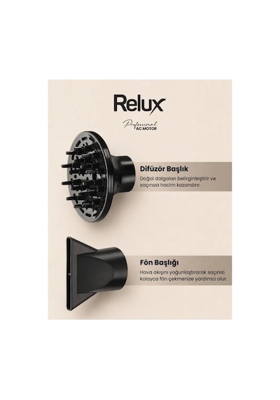 Relux Rhd2200 Procare Comfort Ac Motor Saç Kuruma Makinesi 2200w