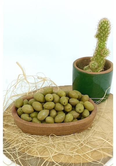 Aydın Yöresi Memecik Cinsi Sofralık Tatlandırılmış Kırma Zeytin 3 Kg