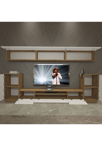 Decoraktiv Trendstyle 9s Mdf Tv Ünitesi Tv Sehpası Pera - Beyaz