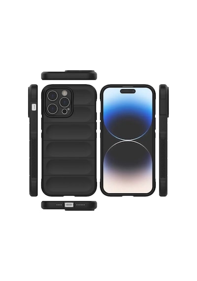 Newface Apple İphone 16 Pro Max Kılıf Optimum Silikon - Siyah