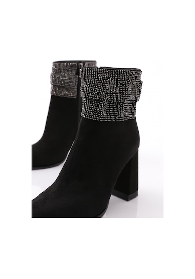 Dgn 5024 Kadin Bot Siyah Süet