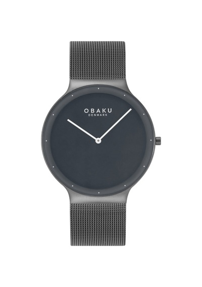 Obaku Denmark V307gxuumu Quartz Hasır Siyah 40 Mm Erkek Kol Saati Siyah