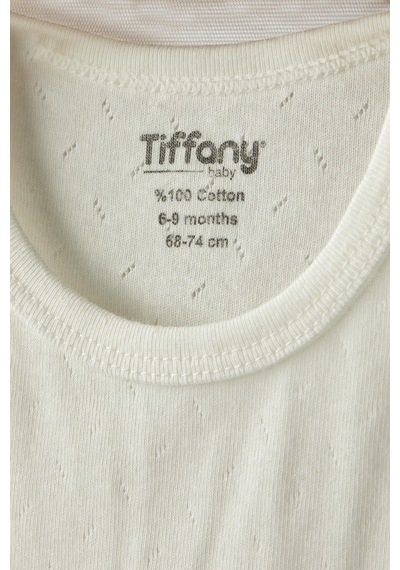 Tiffany Baby %100 Pamuk Nefes Alan Jakarlı Bebek Atlet Badi 0 36 Ay Çok Renkli