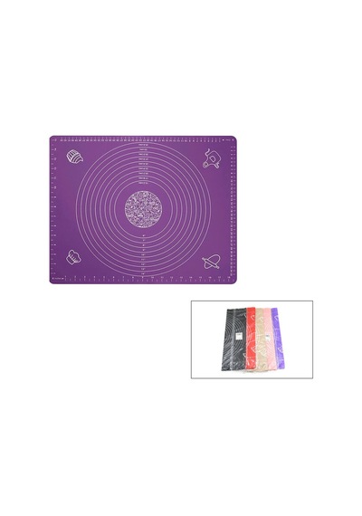 Dikdörtgen 45x65cm Renkli Silikon Hamur Matı Ölçek Çizimli 220gr Herhangi Bir Renk Gönderilir