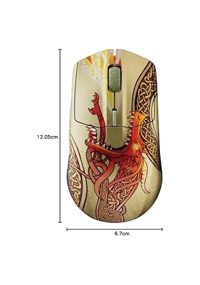 Steelseries Cs2 Dragon Lore Counter-strike Wireless Gaming Mouse - 2.4ghz & Bluetooth 18.000 Dpı Truemove Air Optik Sensör