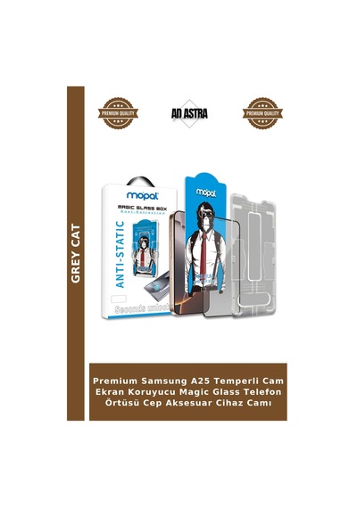 Premium Samsung A25 Temperli Cam Ekran Koruyucu Magic Glass Telefon Örtüsü Cep Aksesuar Cihaz Camı