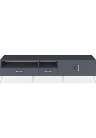Arges Tv Ünitesi 3 Raflı 2 Çekmeceli 2 Kapaklı 220x30x51 Antrasit-antrasit Antrasıt/antrasıt - Antrasıt Arges Tv Ünitesi 3 Raflı 2 Çekmeceli 2 Kapaklı 220x30x51 Antrasit-antrasit Antrasıt/antrasıt - Antrasıt