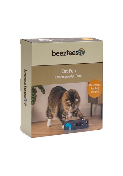 Hnrlıshp Beeztees Kedi Oyuncağı, İnteraktiv, Tüylü, 23x20x6cm