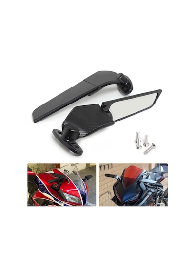Motosiklet Yarasa Ayna Rüzgar Kanadi Dikiz Ayna 360 Derece 541446710