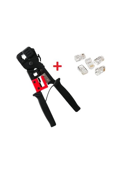 S-Link Sl-376E Rj-45 Rj11 Ağ Pensesi + 100 Adet Rj45 Konnektör