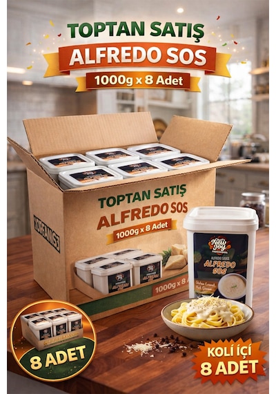 Alfredo Sos 1000 G X 8 Adet - 1 Koli Koli Bazlı Avantaj Paketi