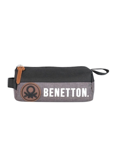 United Colors Of Benetton Retro Erkek Çocuk Oval Kalemlik - Siyah-gri Çok Renkli
