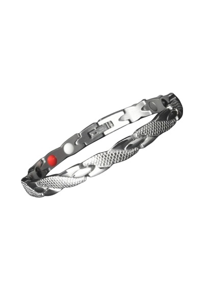 Elegant Terapi Uyağı Artı Kadınlar İçin Bilezik Erkekler Dragon Desen El Zinciri Takı Hediyesi Twist Silver
