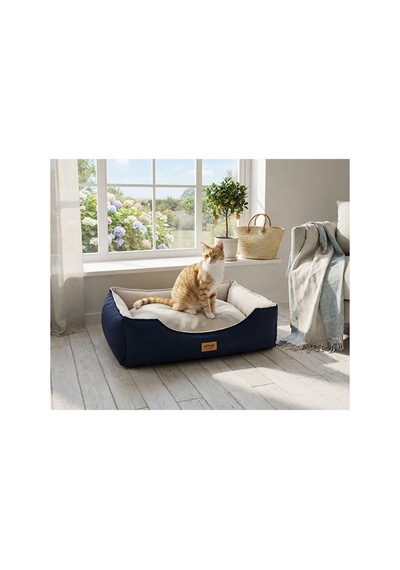 Lepus Dolce Premium Kedi Ve Köpek Yatağı Mavi Small 249-54009.01