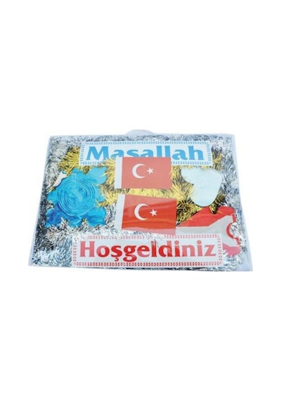 Vatan Bayrak Sünnet Düğünü İçin Süs Malzemeleri Seti Büyük Boy No