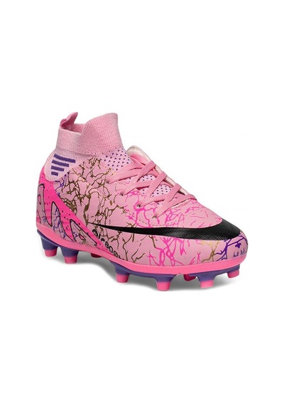 Celira Lga Pembe Çoraplı Erkek Futbol Krampon Ayakkabı Pembe