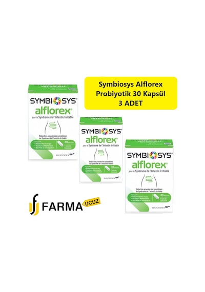 3 Adet Symbiosys Alflorex Probiyotik 30 Kapsül